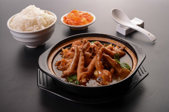 砂鍋雞爪套餐