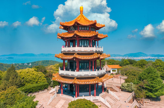 無錫太湖黿頭渚峰頂