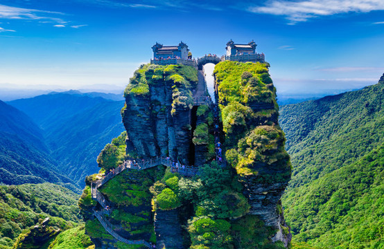 貴州梵凈山航拍風(fēng)光