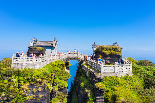 貴州梵凈山航拍風(fēng)光