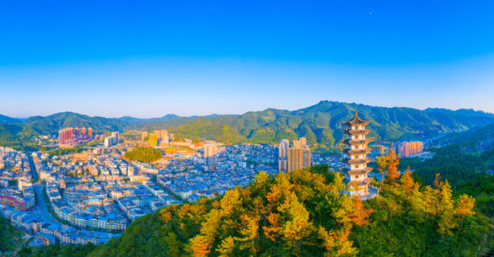貴州銅仁市梵凈山江口縣城