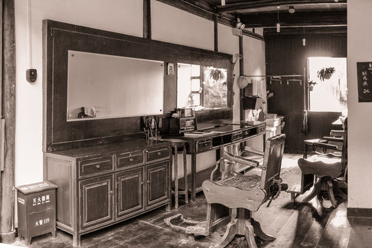 老理發(fā)店