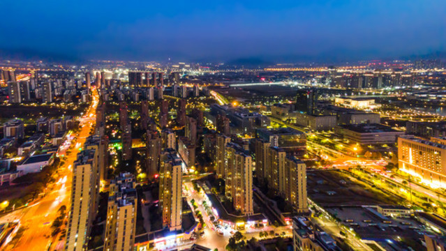 寧波夜景航拍