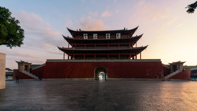 云南紅河建水yunn古城朝陽樓
