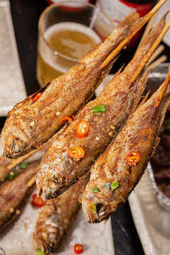 烤小黃魚