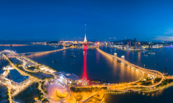 澳門海灣夜景