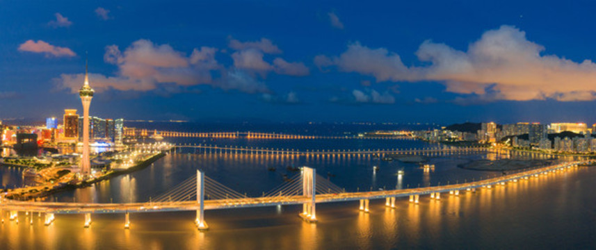 澳門海灣夜景
