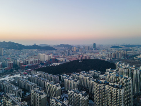 航拍濟(jì)南二環(huán)南路46