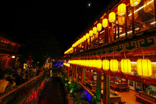 麗江的夜晚