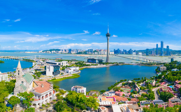 珠海與澳門航拍風(fēng)光