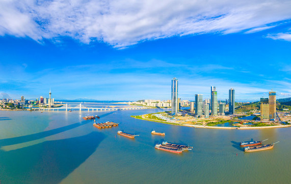珠海與澳門航拍風(fēng)光
