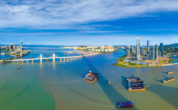 珠海與澳門航拍風(fēng)光