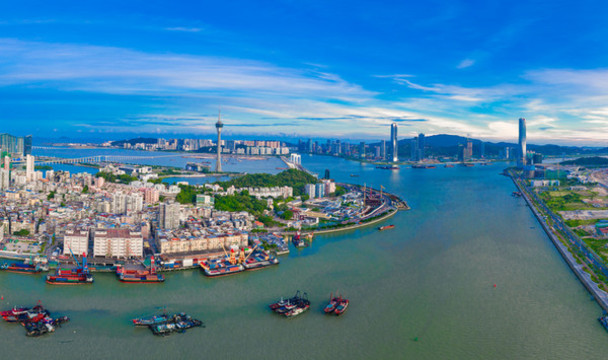 珠海與澳門航拍風(fēng)光