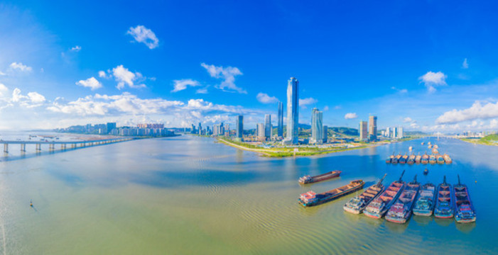 珠海橫琴與澳門航拍風(fēng)光