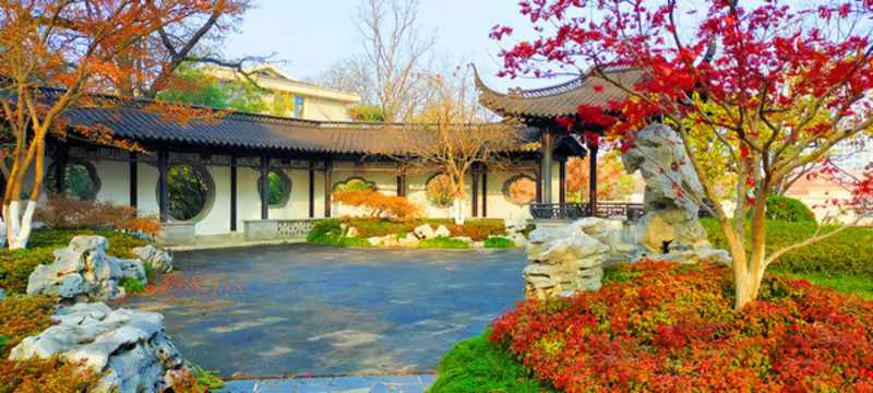 秋天園林