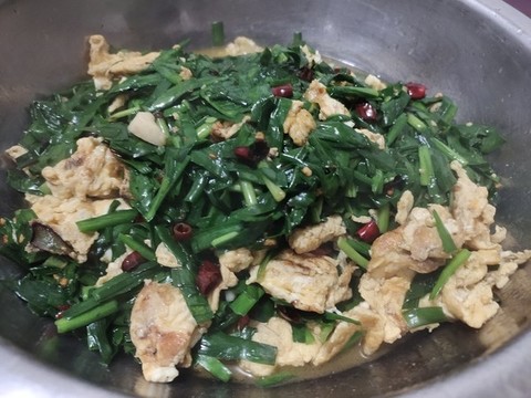 韭菜炒雞蛋