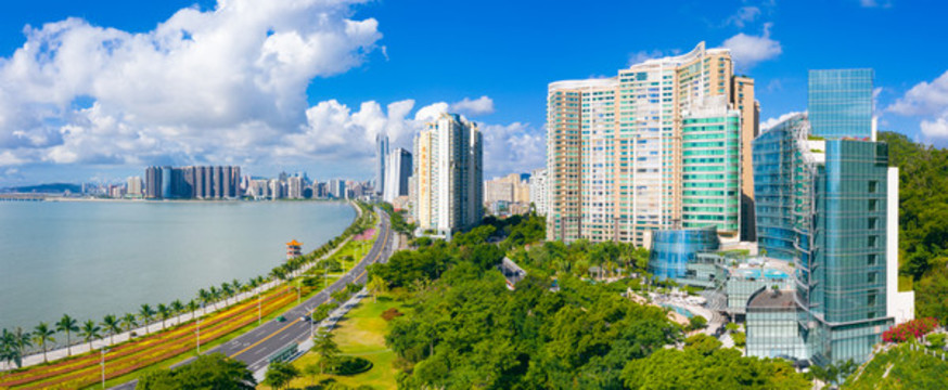 廣東珠海香洲區(qū)城市風(fēng)光