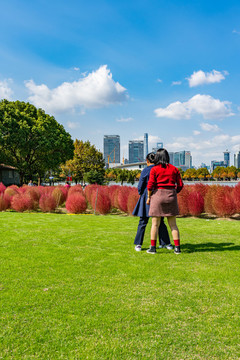 上海世紀公園秋天