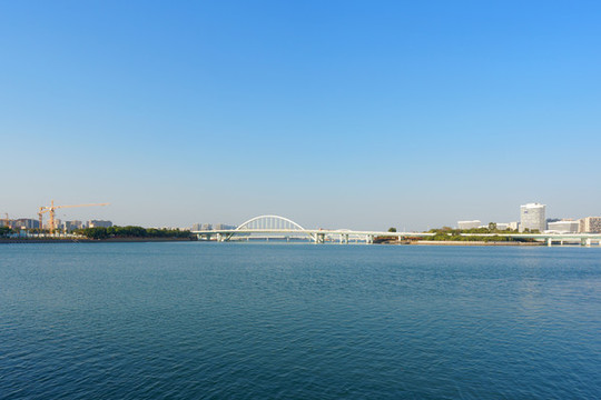 廈門五緣灣濕地公園和五緣大橋