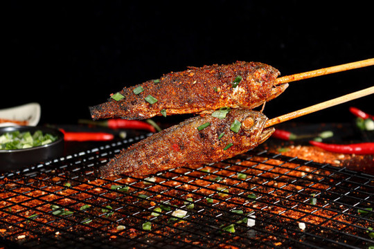 小黃魚烤串