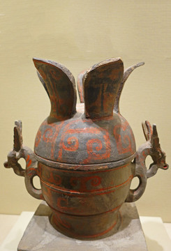 戰(zhàn)國(guó)彩繪陶簋