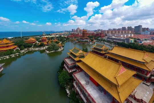 蓬萊旅游景區(qū)航拍