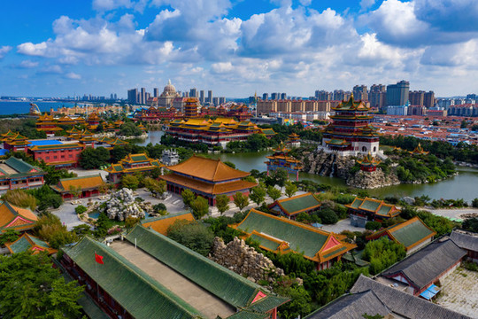 蓬萊旅游景區(qū)航拍