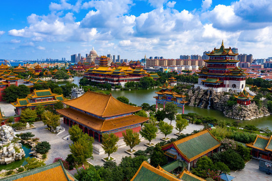 蓬萊旅游景區(qū)航拍