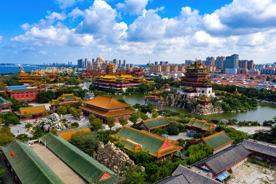 蓬萊旅游景區(qū)航拍