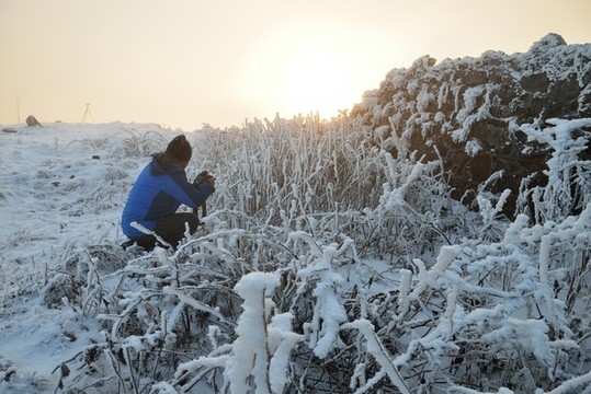 雪地攝影人
