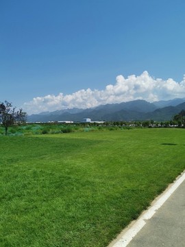 藍(lán)天白云
