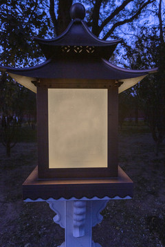 夜色中的北京故宮宮燈