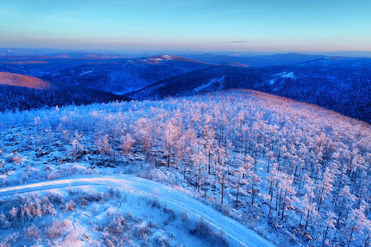 大興安嶺林海雪嶺朝陽