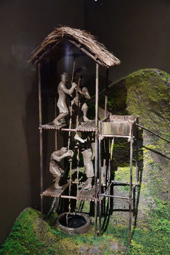 成都博物館古代成都井鹽生產(chǎn)