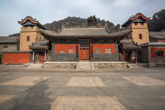 中國(guó)山西呂梁玄中寺風(fēng)光