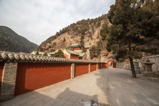 中國山西呂梁玄中寺風(fēng)光