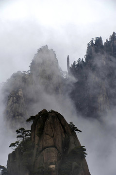 黃山冬景