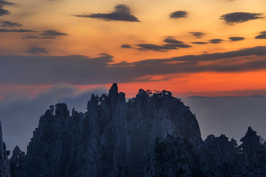 黃山冬景