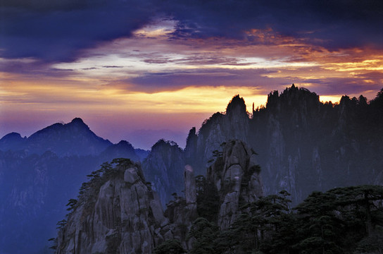 黃山冬景