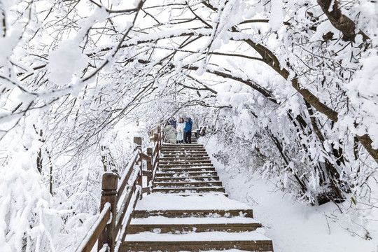 香爐山雪景