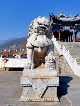 石獅子雕塑