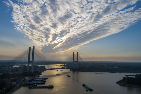 運河之都江蘇省淮安市城市風(fēng)光