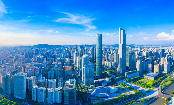 廣州城市風(fēng)光航拍