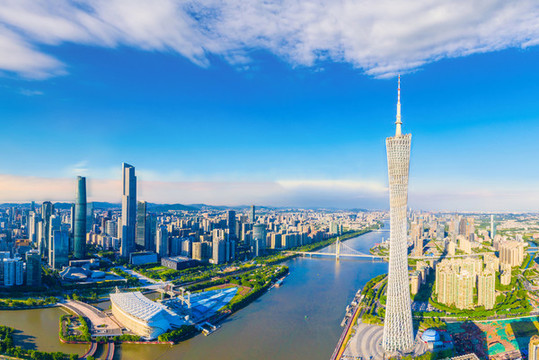 廣州城市CBD航拍風(fēng)光