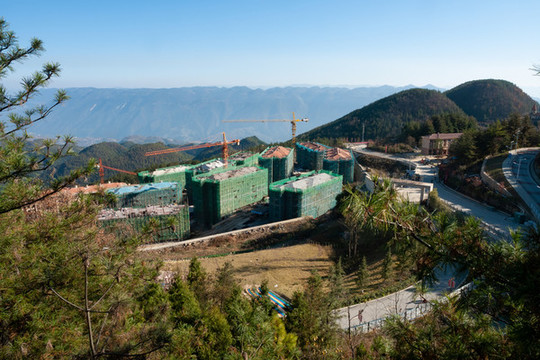 重慶巫山摩天嶺在建樓盤