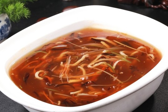 酸辣肚絲湯