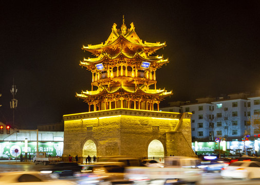 運城鼓樓夜景