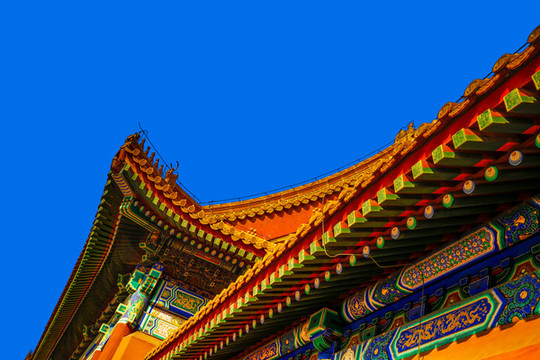 天壇古建筑琉璃瓦