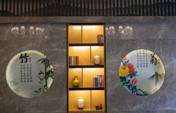 梅蘭竹菊屏風(fēng)