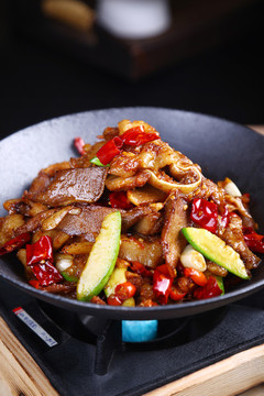 小炒豬頭肉